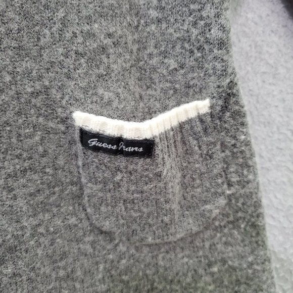 Guess Women Sweater Dress‎ gray Lambswool Blend Long Sleeve READ - Picture 3 of 10